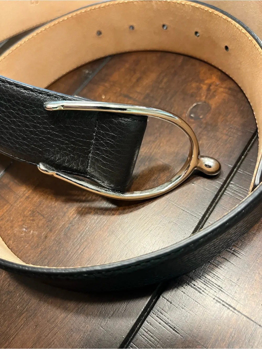 Phineas Cole by Paul Stuart Stirrup Buckle Belt